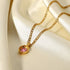 Halsband med Oval Cubic Zirconia